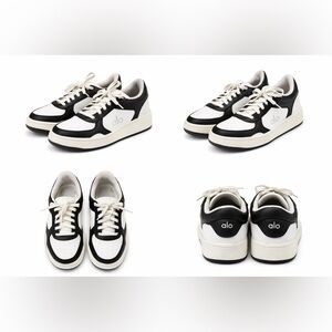ALO Yoga Black and White Sneakers